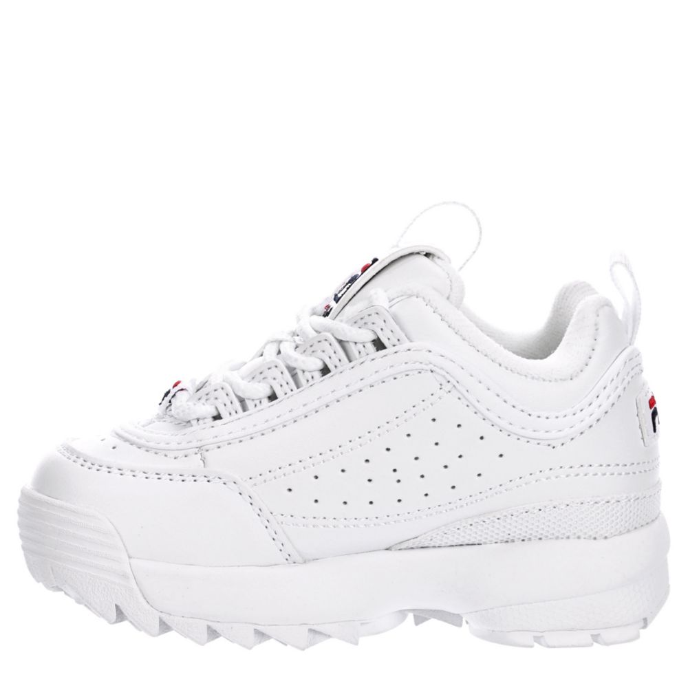 kids white filas