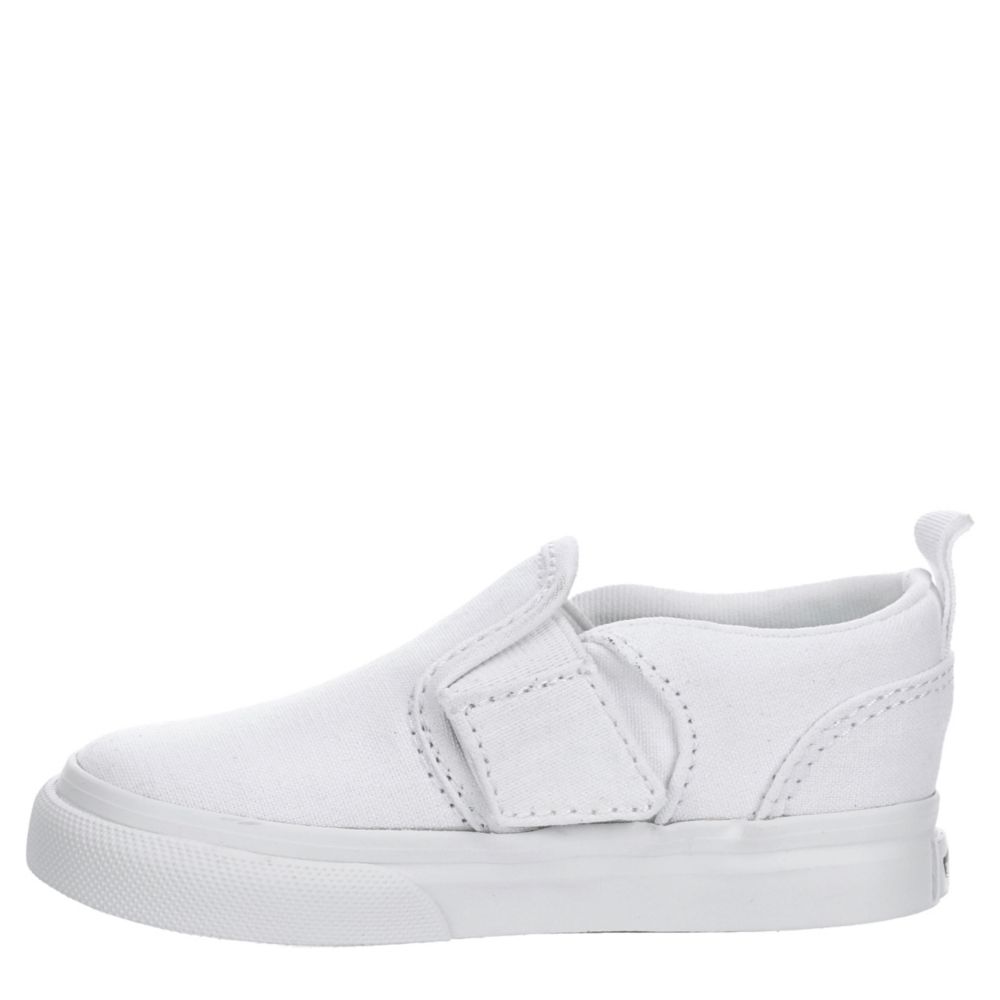 VANS Boys Infant Asher Slip On Sneaker - WHITE