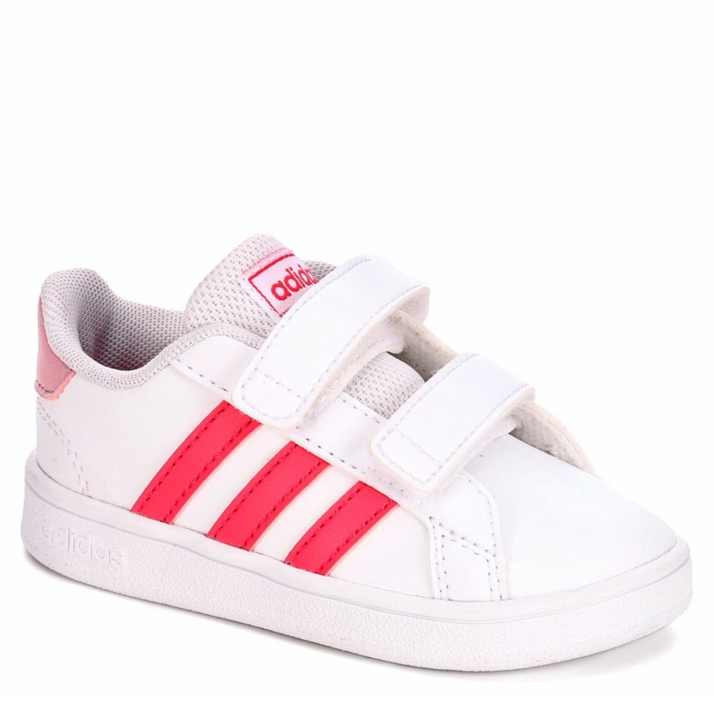 ADIDAS Girls Infant Grand Court Sneaker - WHITE