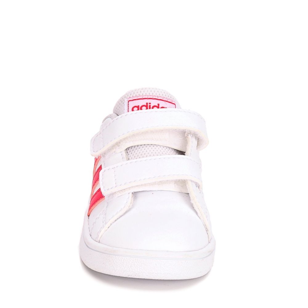 ADIDAS Girls Infant Grand Court Sneaker - WHITE