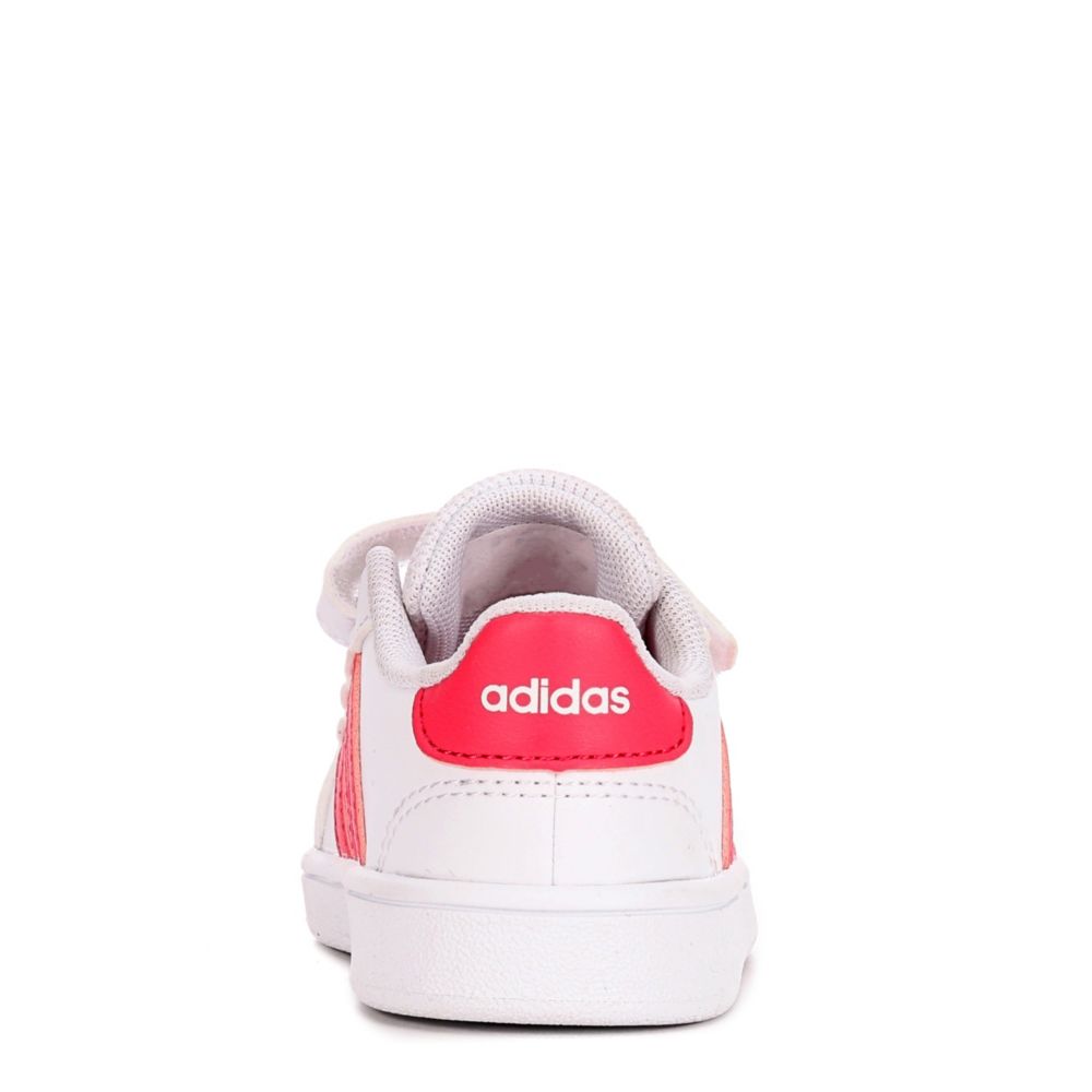 ADIDAS Girls Infant Grand Court Sneaker - WHITE