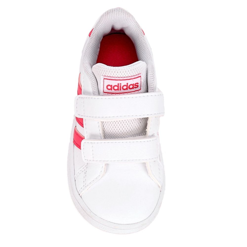 ADIDAS Girls Infant Grand Court Sneaker - WHITE