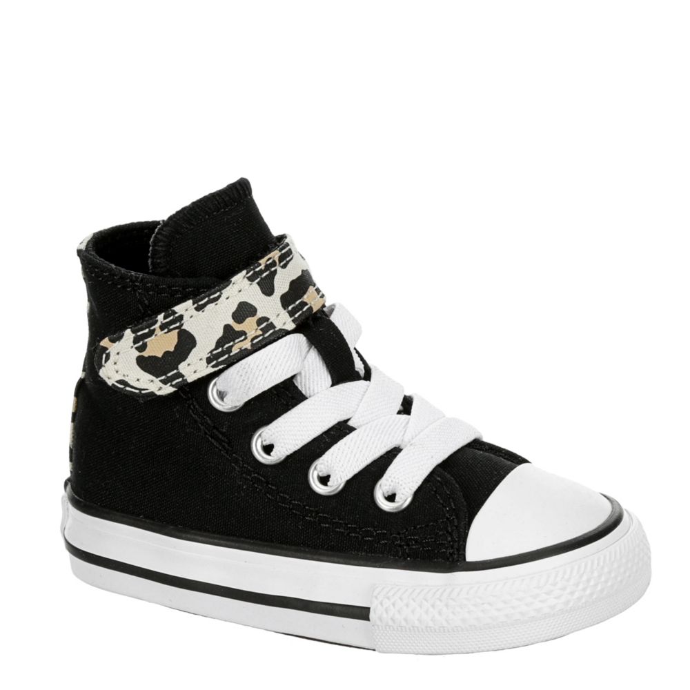 baby girl black converse