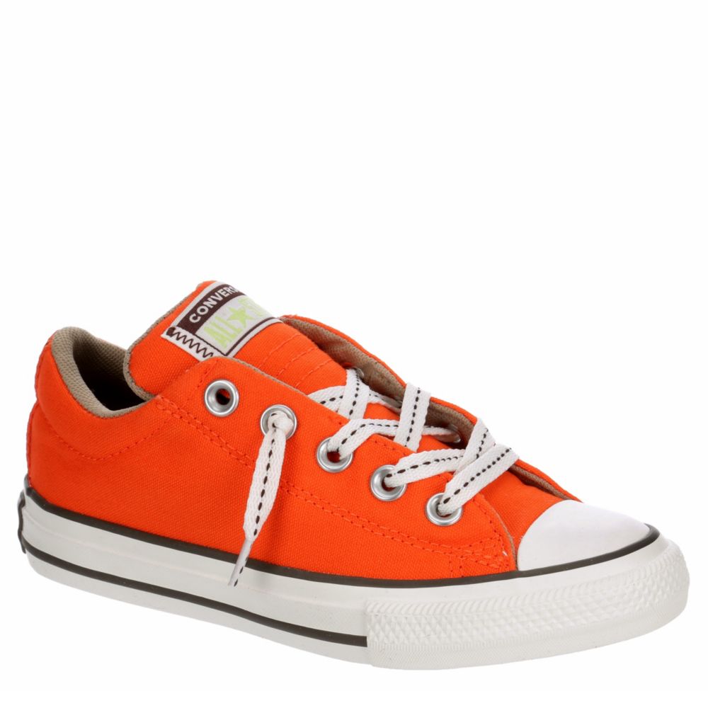 boys orange converse