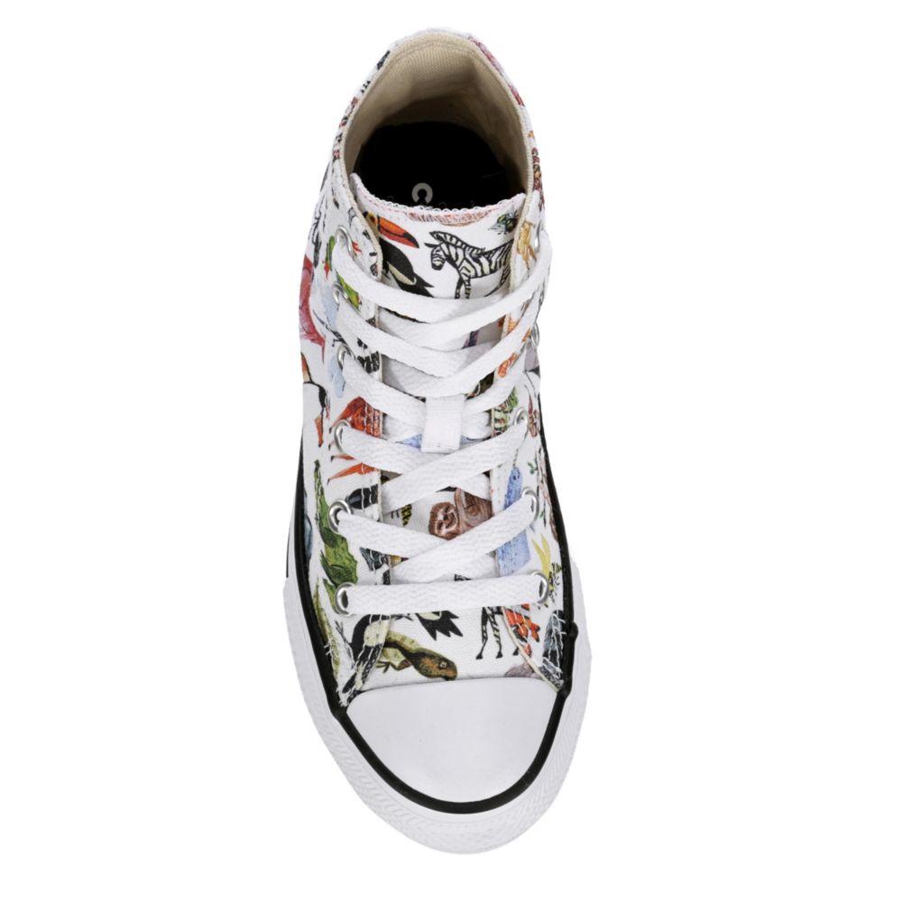 boys white high top sneakers