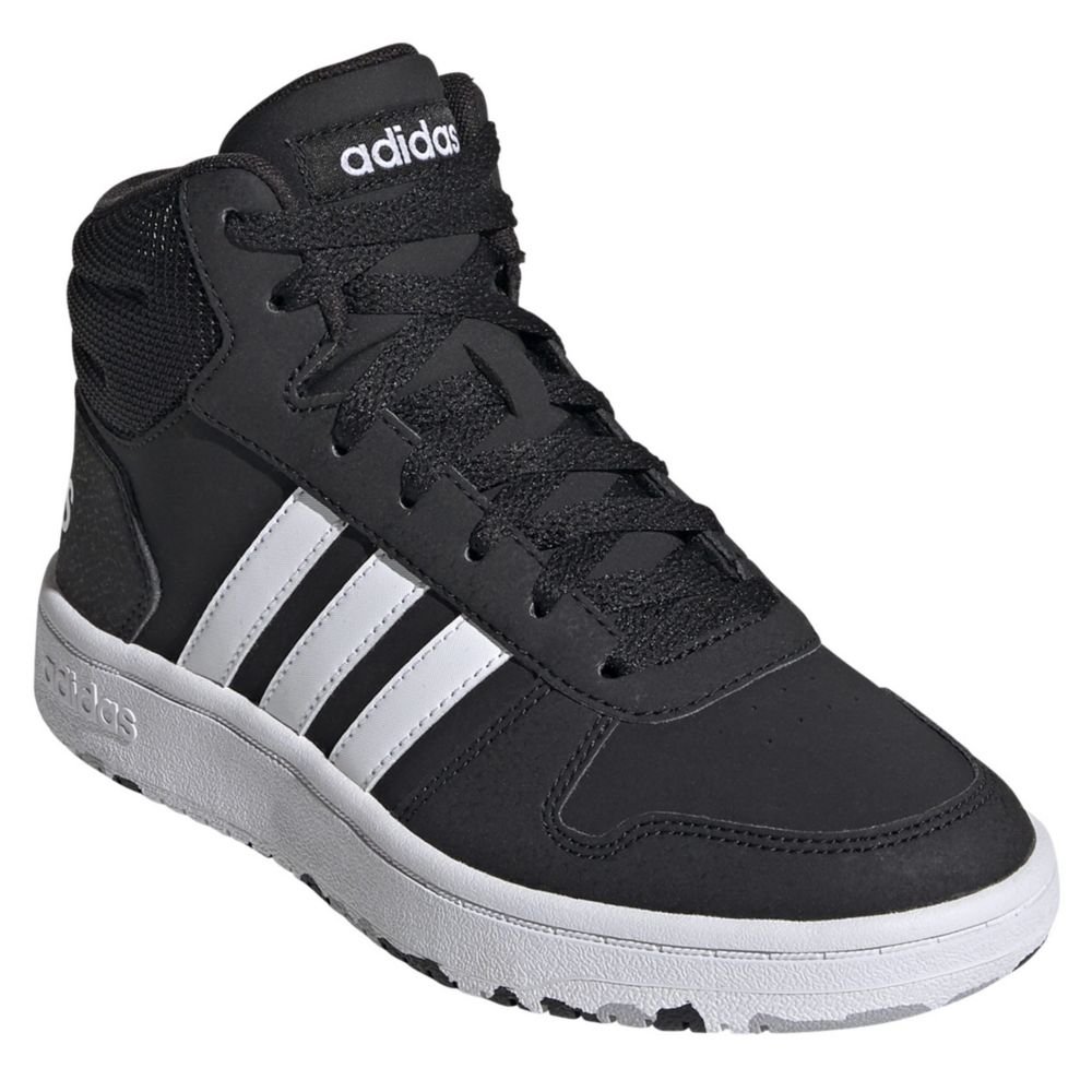 ADIDAS Boys Hoops 2.0 Mid Sneaker - BLACK
