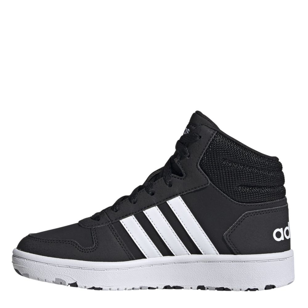 ADIDAS Boys Hoops 2.0 Mid Sneaker - BLACK