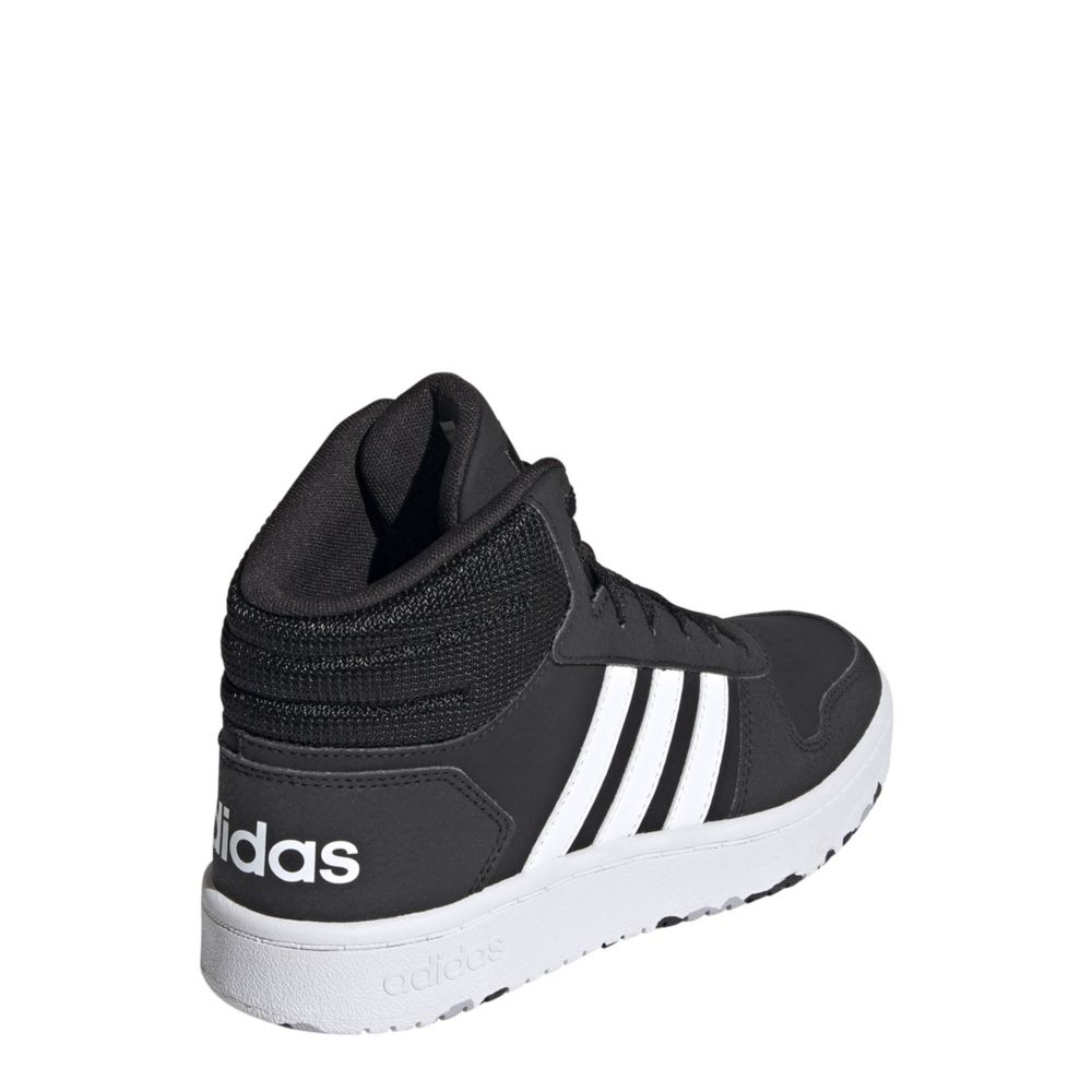 ADIDAS Boys Hoops 2.0 Mid Sneaker - BLACK
