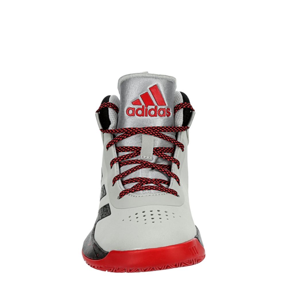 ADIDAS Boys Cross Em Up 5 Basketball Shoe - GREY