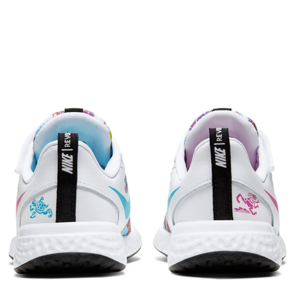 NIKE Girls Revolution 5 Sneaker - WHITE