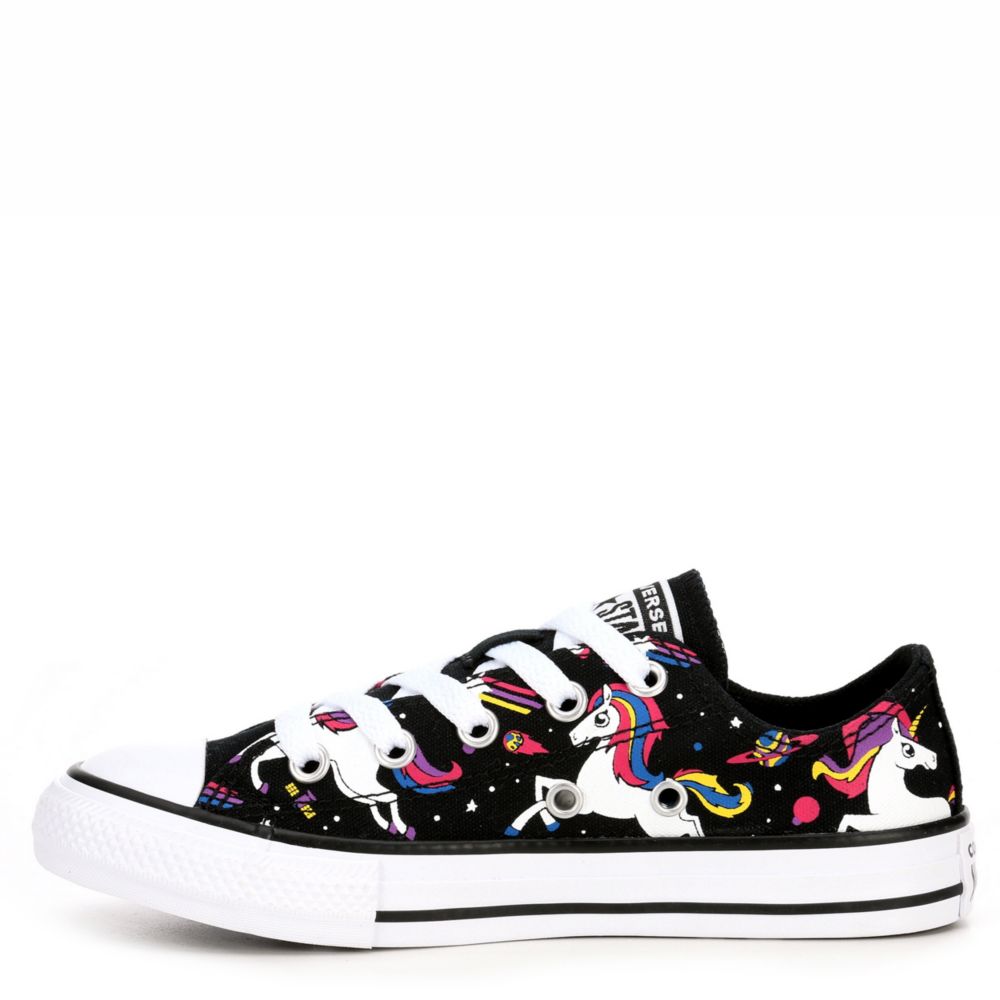 CONVERSE Girls Chuck Taylor All Star Low Ox Sneaker - BLACK