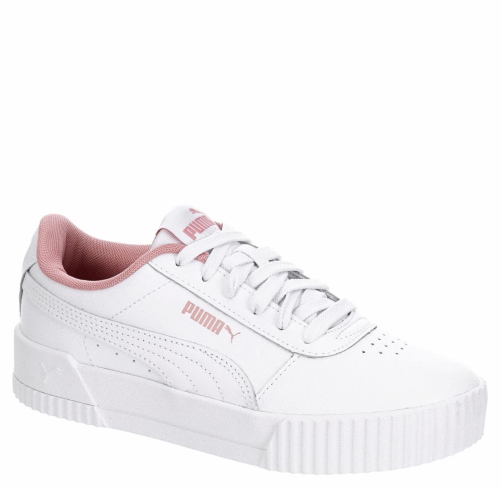 PUMA Girls Carina Sneaker - WHITE