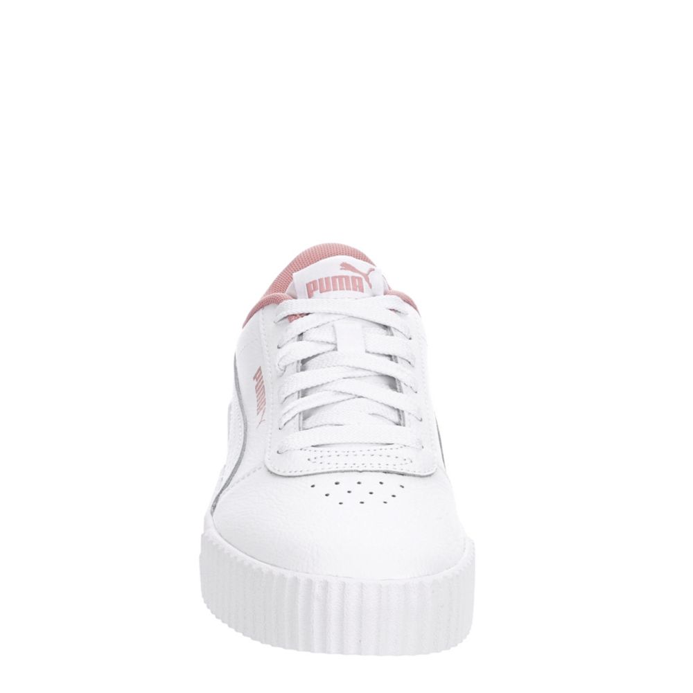 PUMA Girls Carina Sneaker - WHITE