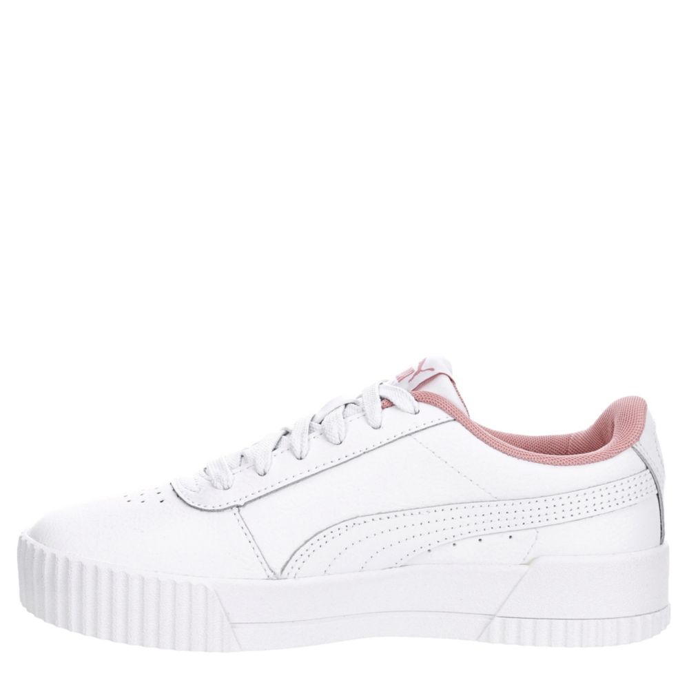 PUMA Girls Carina Sneaker - WHITE