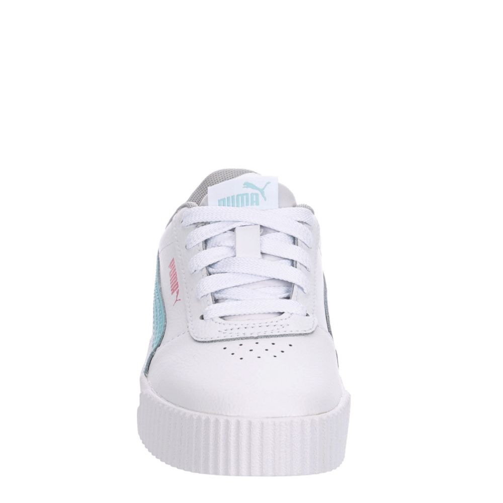 PUMA Girls Carina Sneaker - WHITE