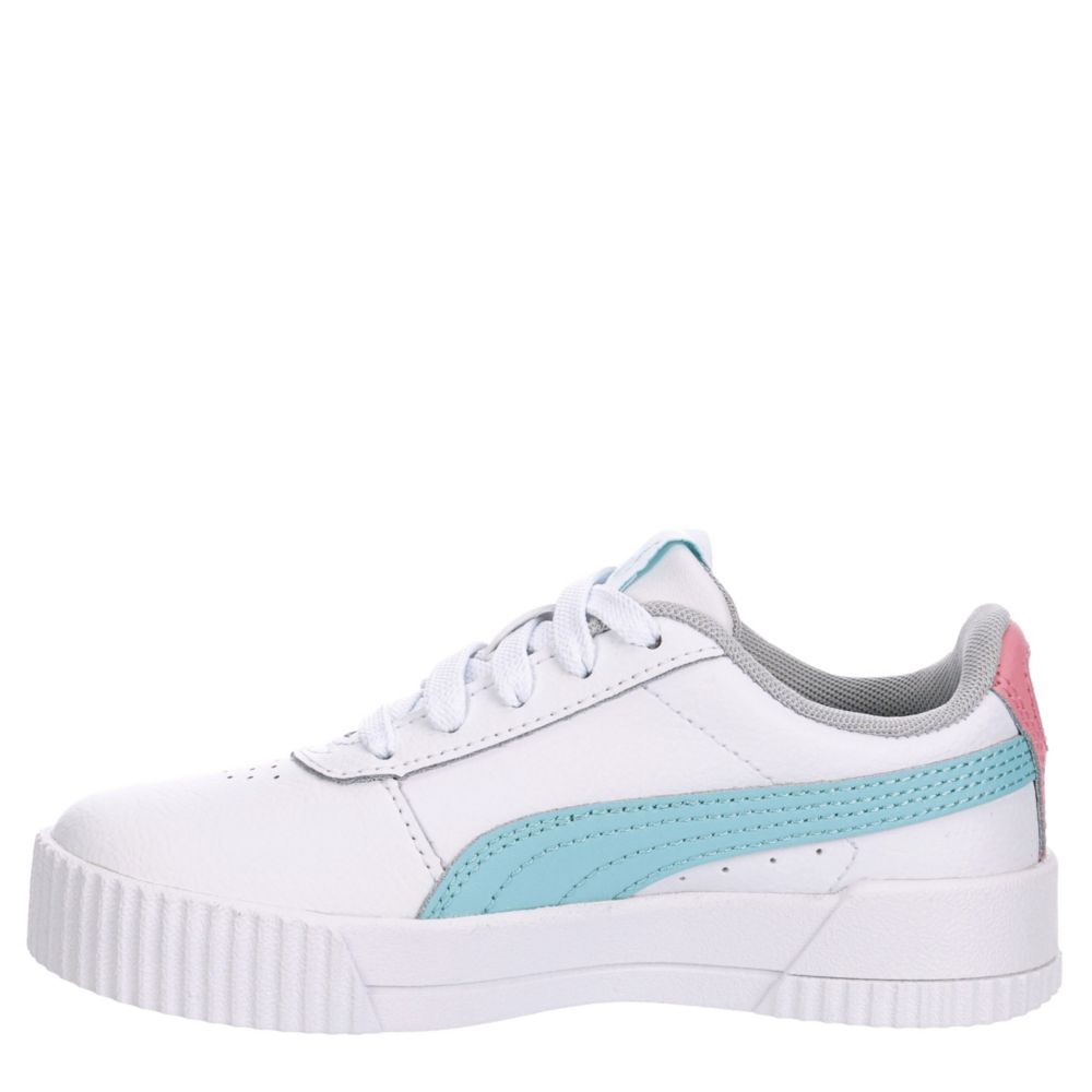 PUMA Girls Carina Sneaker - WHITE