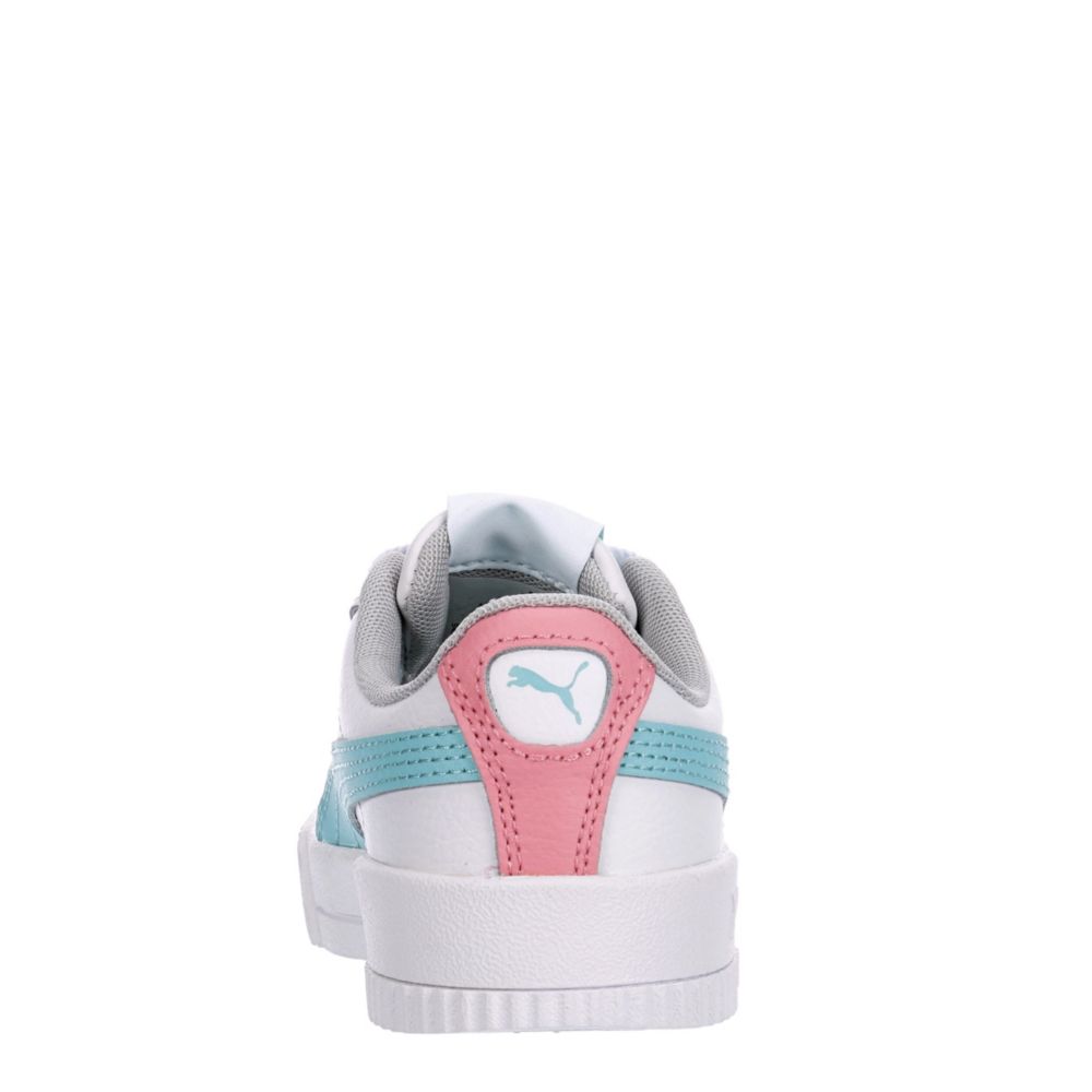 PUMA Girls Carina Sneaker - WHITE