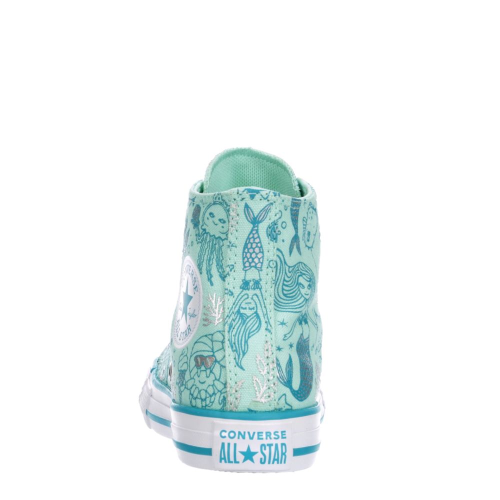 teal converse girls