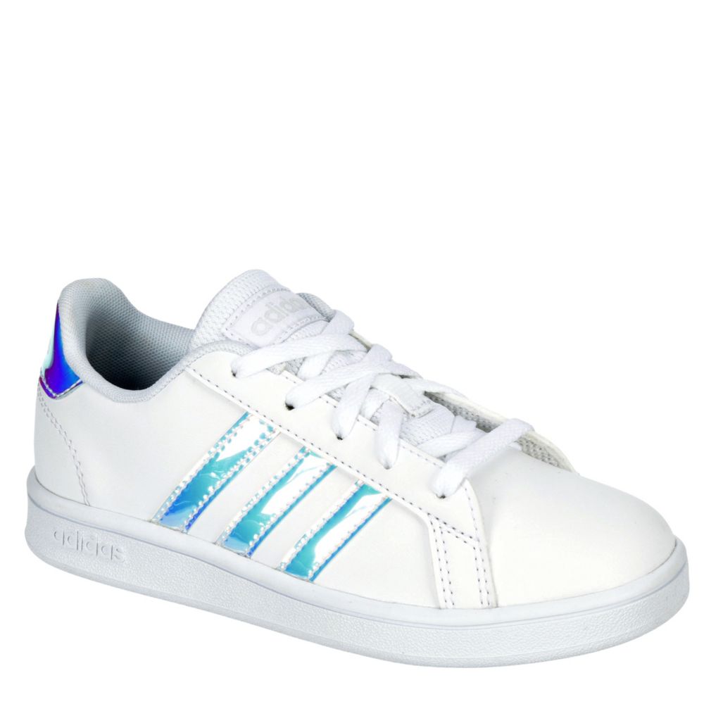 ADIDAS Girls Grand Court Sneaker - WHITE