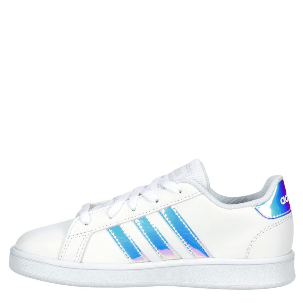 ADIDAS Girls Grand Court Sneaker - WHITE