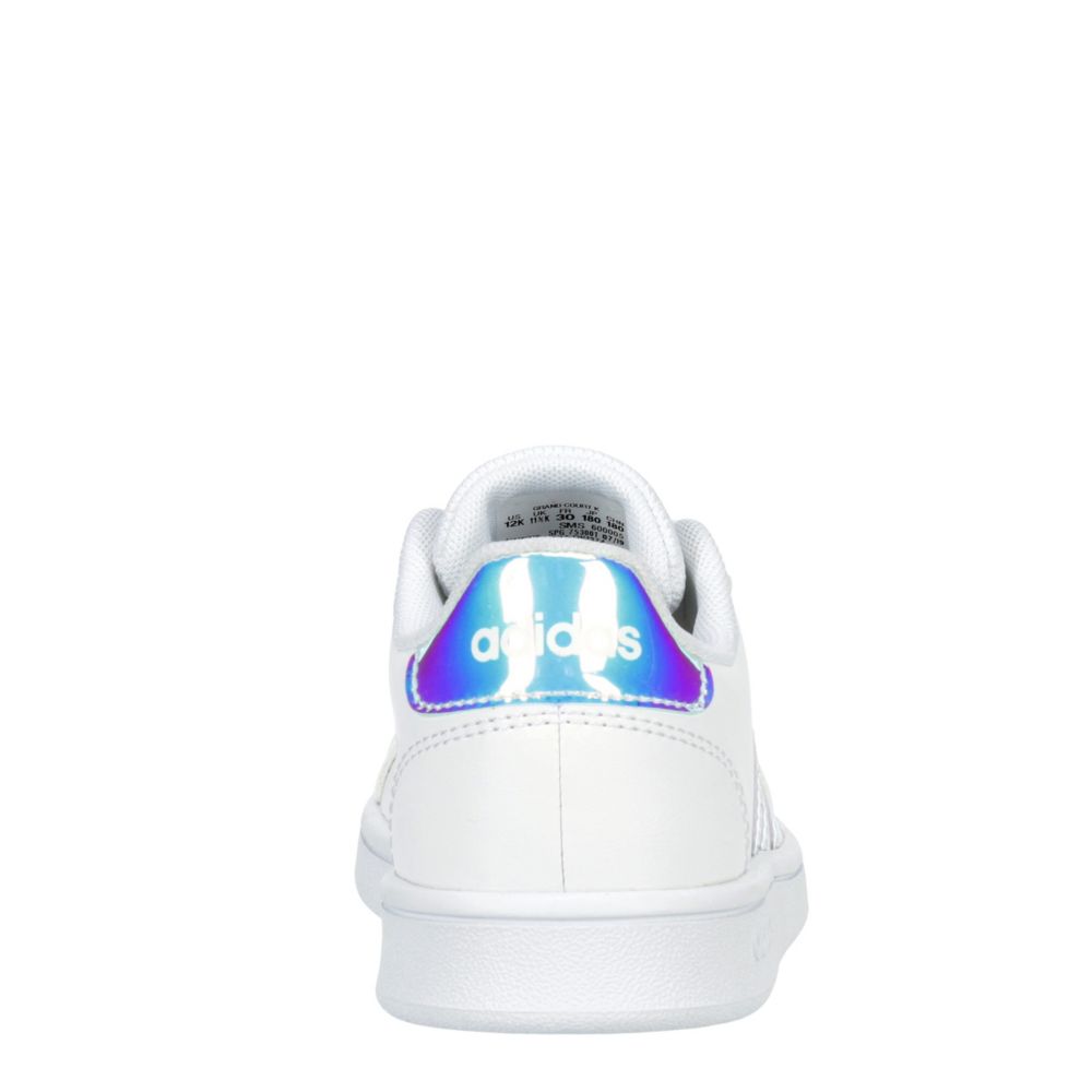 ADIDAS Girls Grand Court Sneaker - WHITE