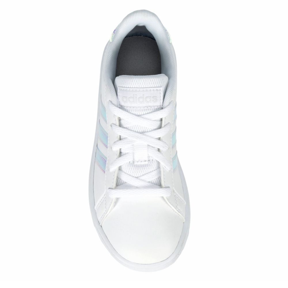 ADIDAS Girls Grand Court Sneaker - WHITE