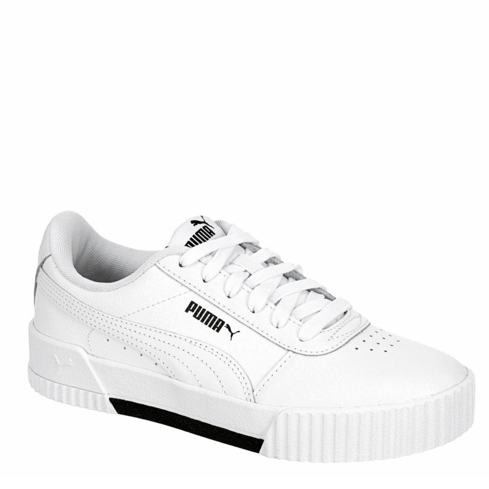 PUMA Girls Carina Sneaker - WHITE