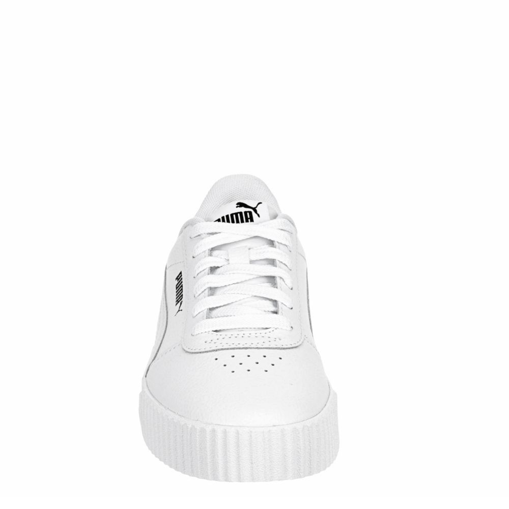 PUMA Girls Carina Sneaker - WHITE