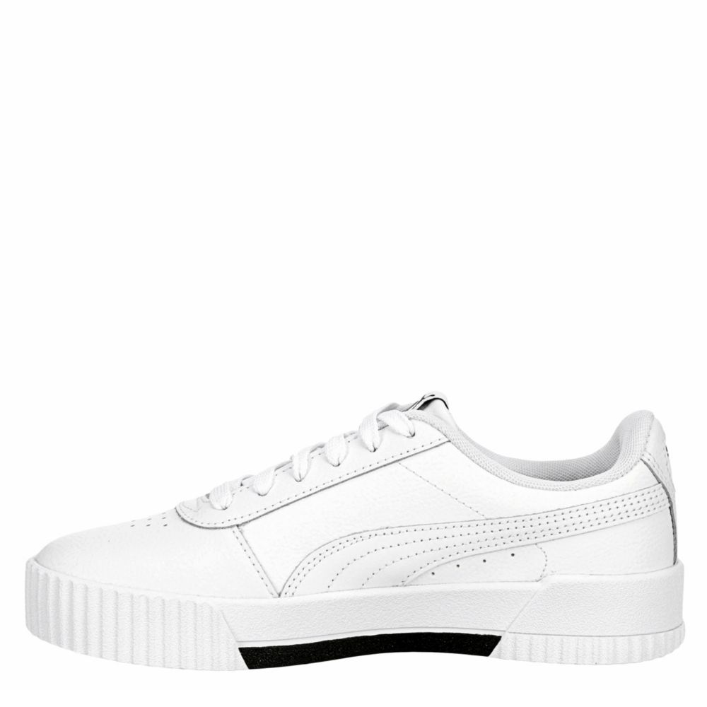 PUMA Girls Carina Sneaker - WHITE