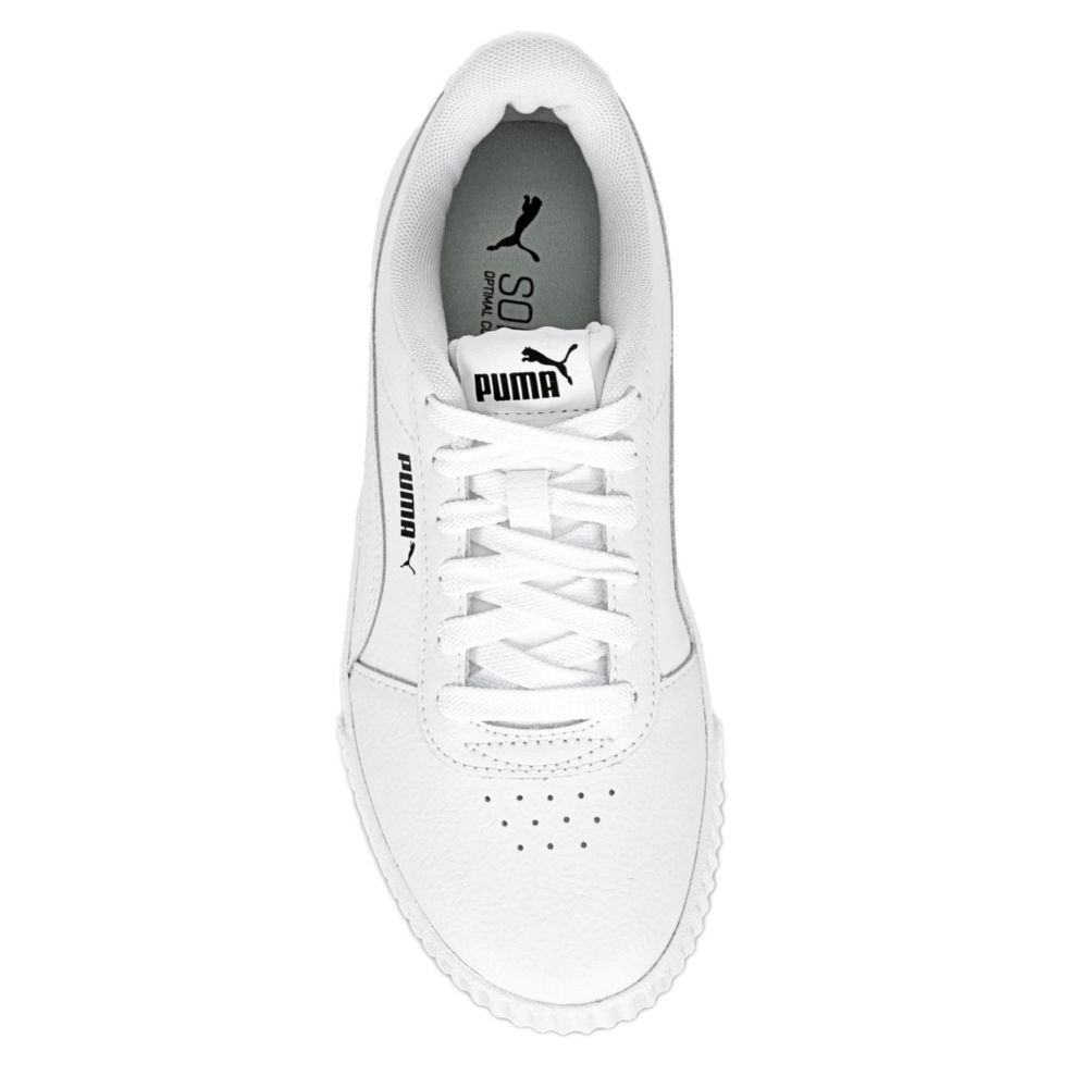PUMA Girls Carina Sneaker - WHITE
