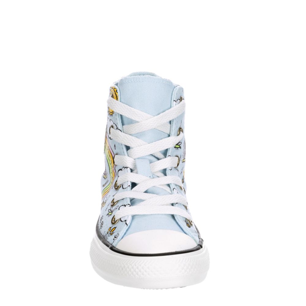 CONVERSE Girls Chuck Taylor All Star High Top Sneaker - BLUE