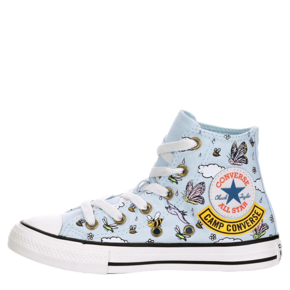 CONVERSE Girls Chuck Taylor All Star High Top Sneaker - BLUE