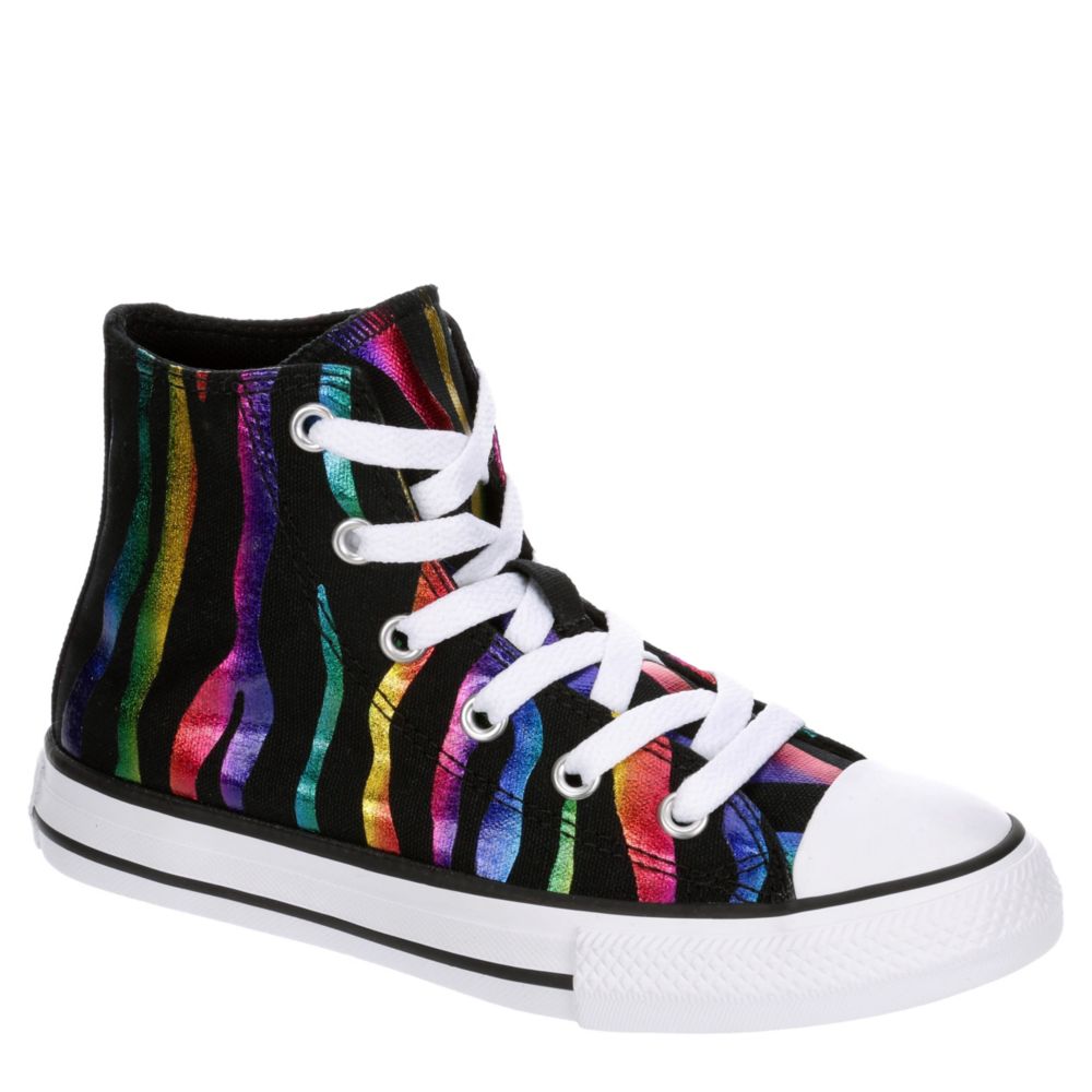 CONVERSE Girls Chuck Taylor All Star High Top Sneaker - BLACK