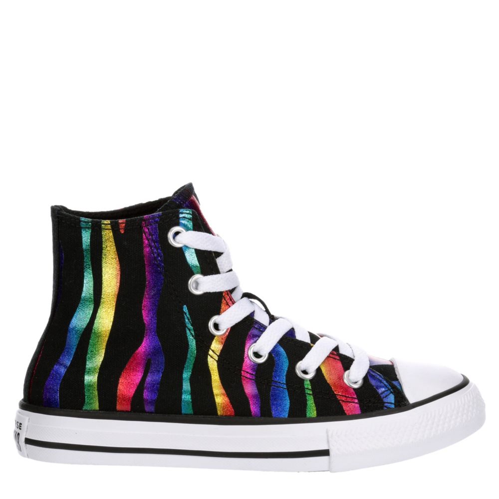CONVERSE Girls Chuck Taylor All Star High Top Sneaker - BLACK
