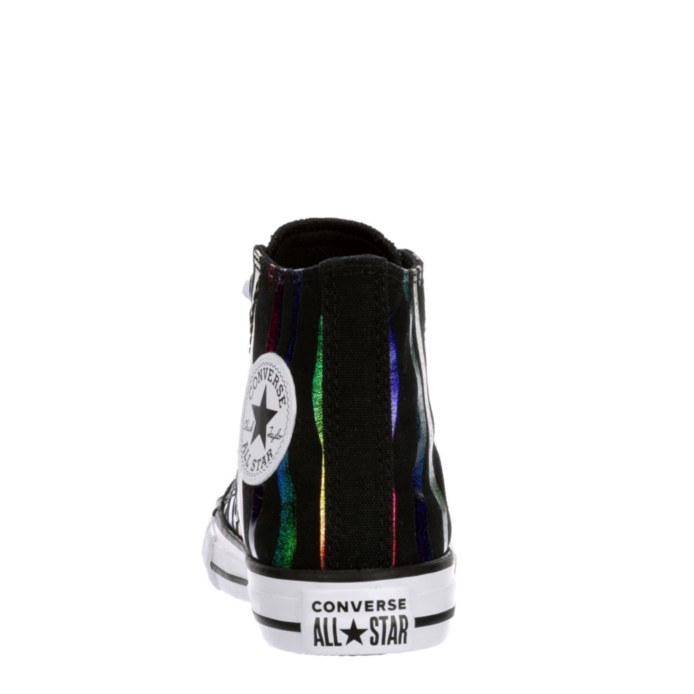 CONVERSE Girls Chuck Taylor All Star High Top Sneaker - BLACK