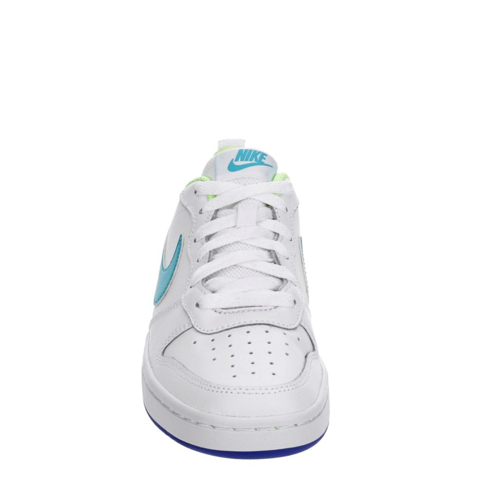 NIKE Girls Court Borough 2 Sneaker - WHITE