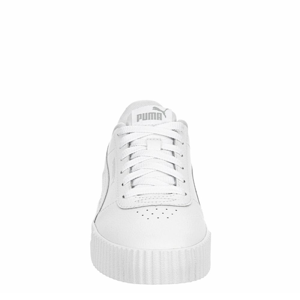 PUMA Girls Carina Sneaker - WHITE