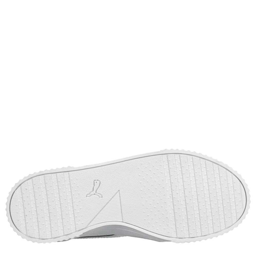 PUMA Girls Carina Sneaker - WHITE