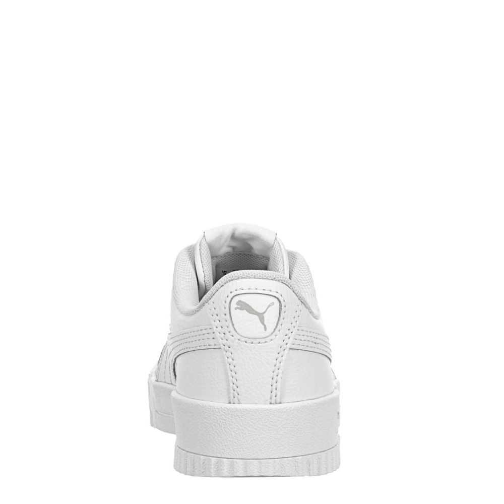 PUMA Girls Carina Sneaker - WHITE