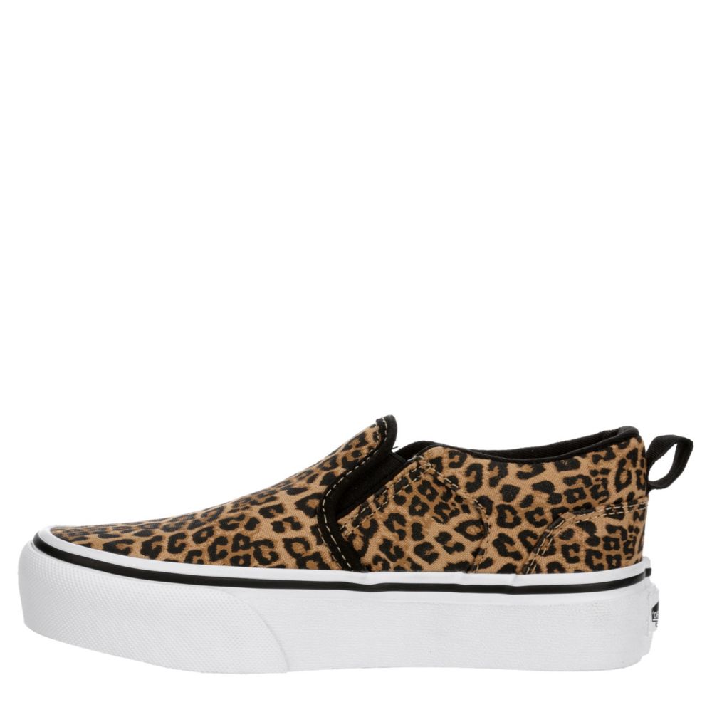 vans ward platform sneaker leopard