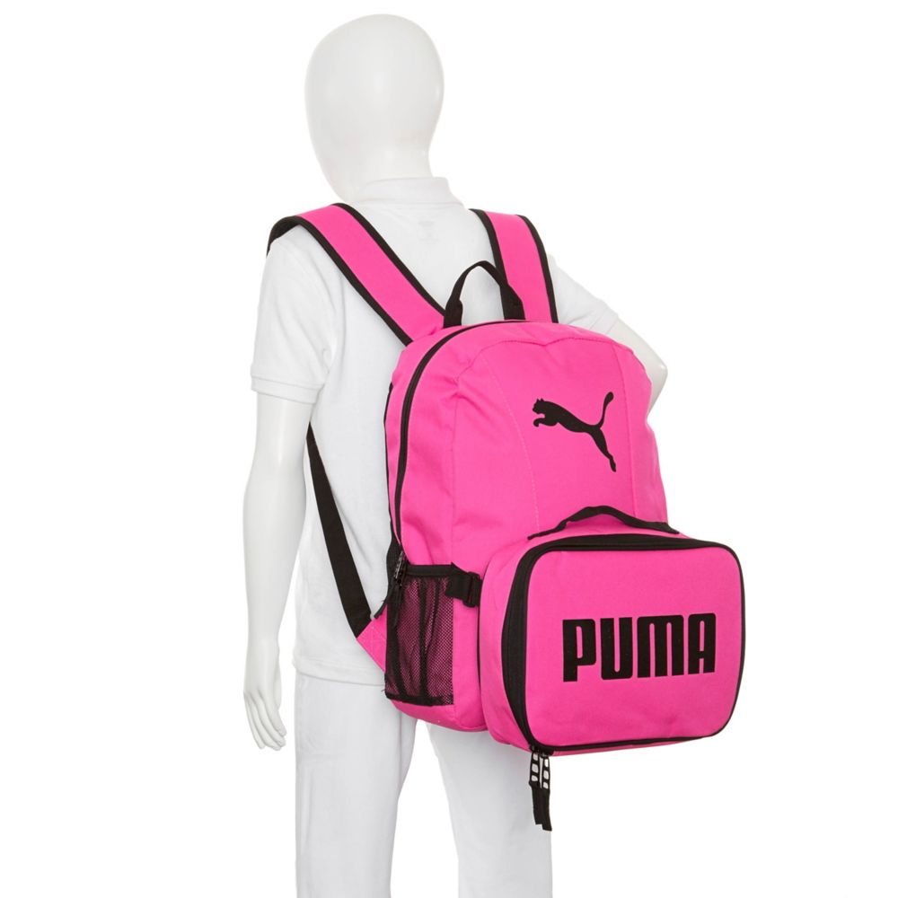 Bright Pink Puma Girls Evercat Backpack | Accessories | Off Broadway Shoes