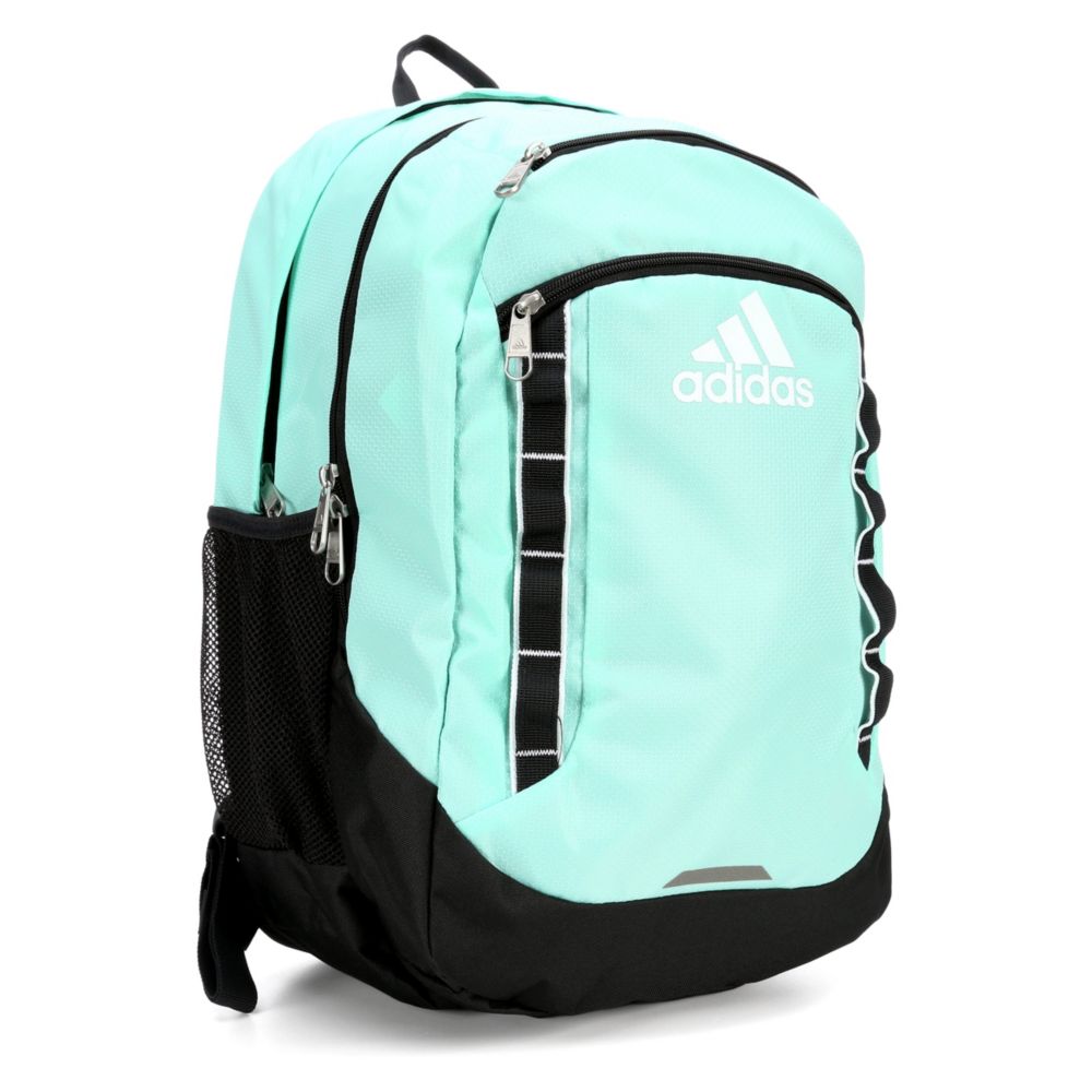 teal and grey adidas backpack