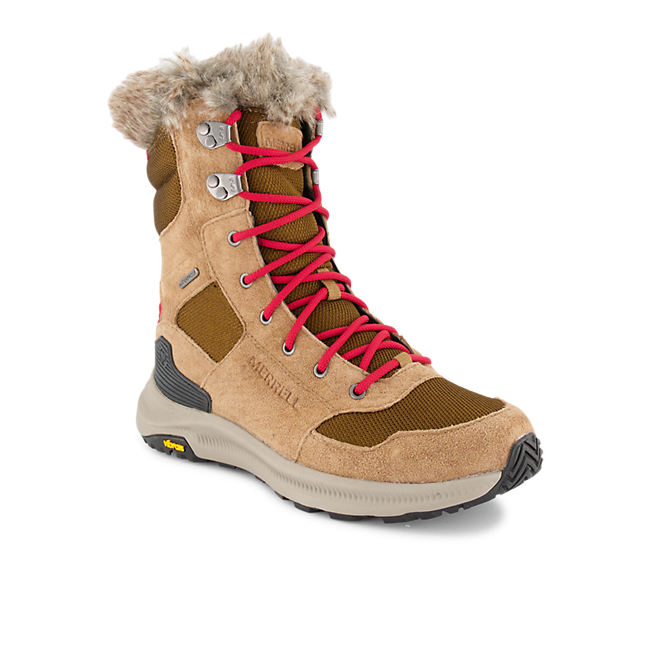 Merrell Ontario Tall Polar Damen Schnürboot Beige