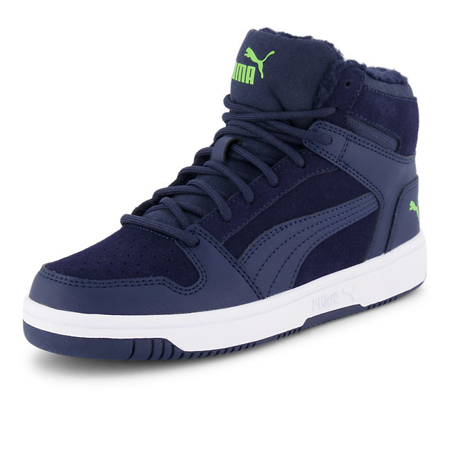 Puma Rebound Layup Jungen Sneaker Blau Puma Rebound Layup Jungen Sneaker Blau