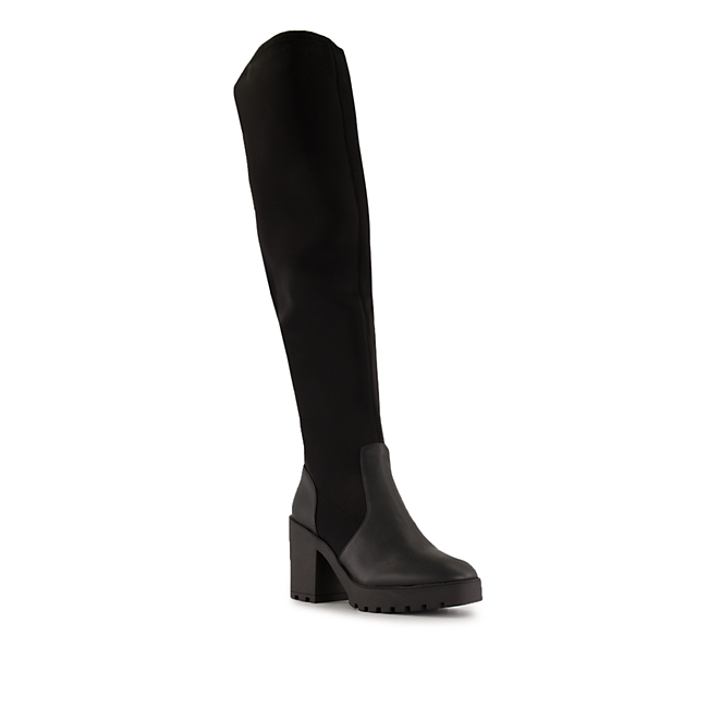 Aldo Liran Damen Overknee Schwarz