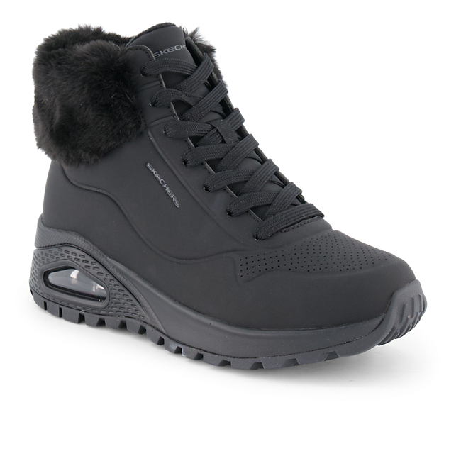 Skechers Uno Rugged Fall Air Damen Boot Schwarz VZ7581 Skechers Uno Rugged Fall Air Damen Boot Schwarz VZ7581