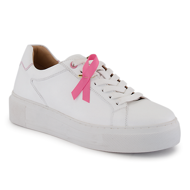 Varese Pink Ribbon Damen Sneaker Weiss