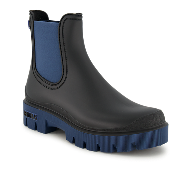 Verbenas Mae Damen Chelsea Gummistiefel Schwarz