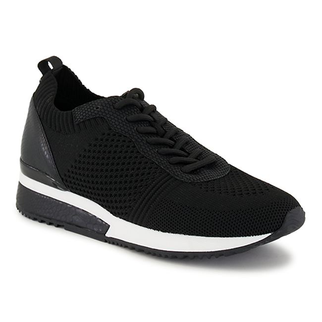 Oxmox Damen Sneaker Schwarz
