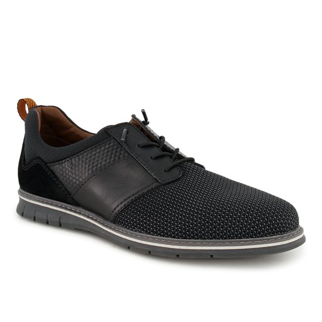Varese Milton Herren Schnürschuh Schwarz